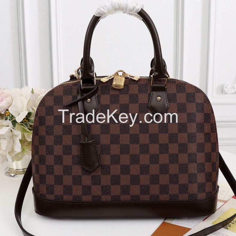 luxury Brand designer handbag alma monogram canvas bag