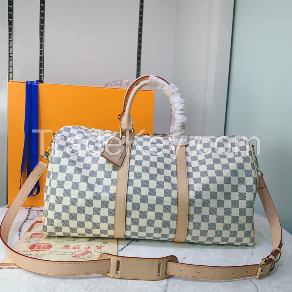 luxury Brand designer travel bag keepall monogram canvas handbag