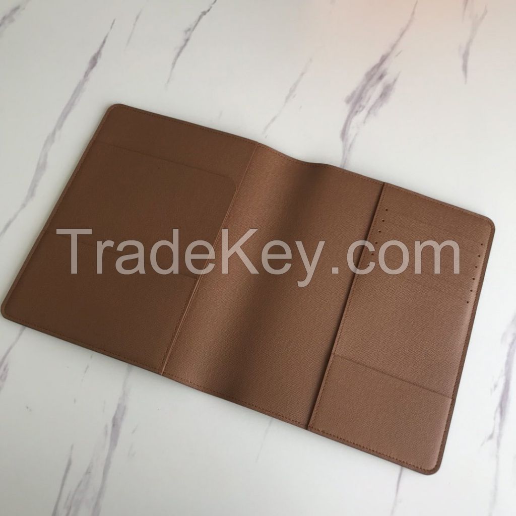 luxury brand DESK AGENDA COVER designer wallet monogram canvas vuitton wallet