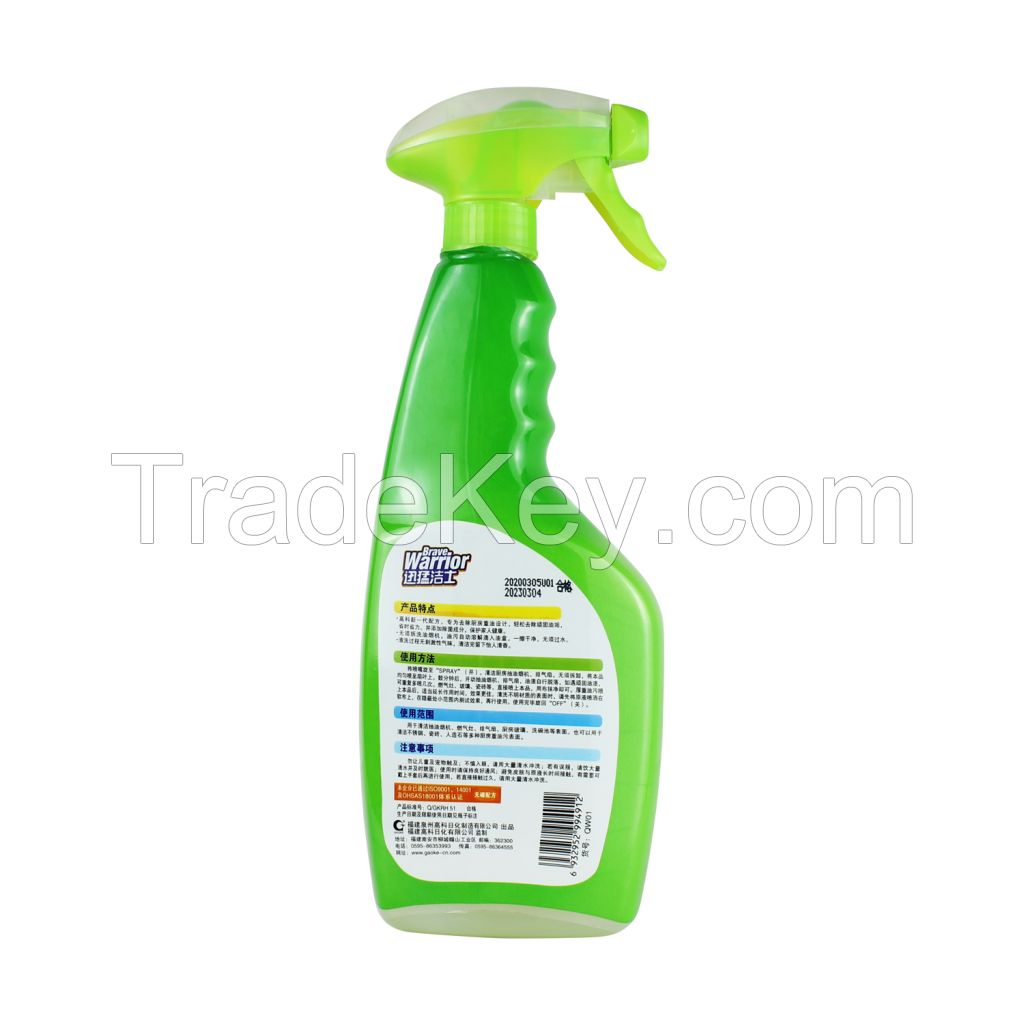 Grease Remover Liquid Detergent Range Hood Cleaning Spray Kitchen Liquid Cleaner Multifunctional Foam Household Oil Stain Removing Cleaning Detergent Kitchen Cleaner Spray