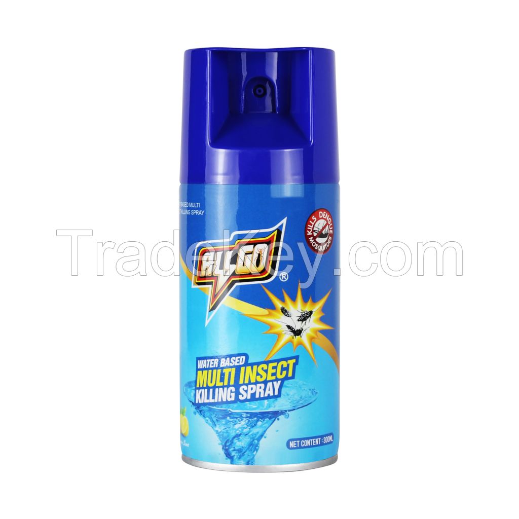 Insecticide Aerosol 300ml for all insects Spray Insecticide Manufacturers Water Based