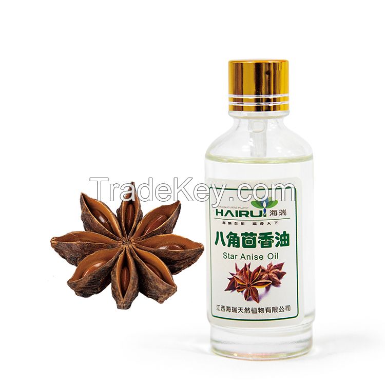 Food Grade Star Anise Oil for Health Care Trans Anisaldehyde 85% Spicy Essential Oil