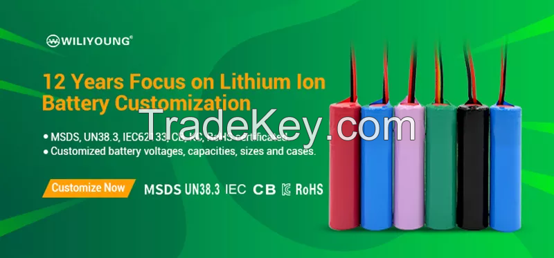 Customized Lithium battery pack 3.7v 7.4v 11.1v 14.8v 5000mAh 8000mAh Li-ion battery pack