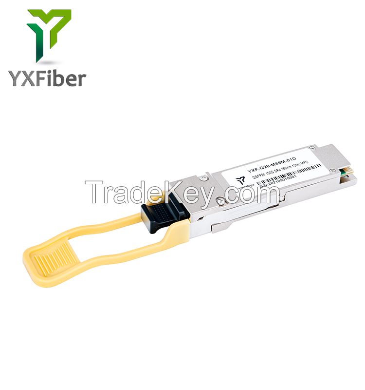 QSFP28 100G SR4 100m 850nm MPO Connector DDM Compatible SFP Module Fiber Optic 100G QSFP28 Transceiver