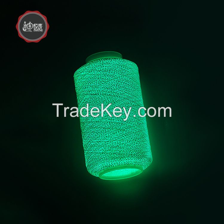 Manufacturer quality bright luminous fluorescent yarn flying woven luminous yarn for clothing 