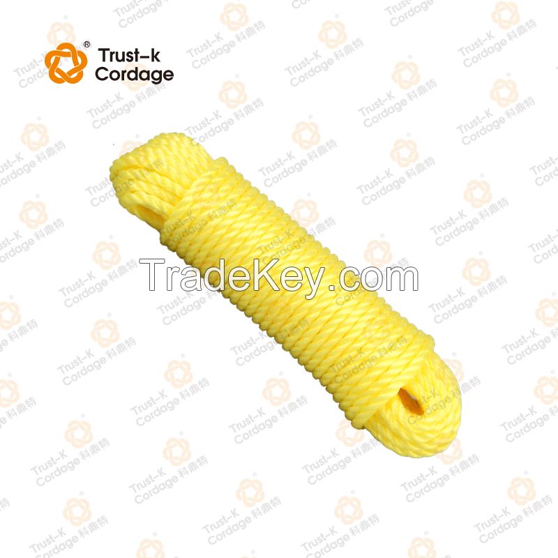 hot sale pe rope twisted packing pe plastic rope