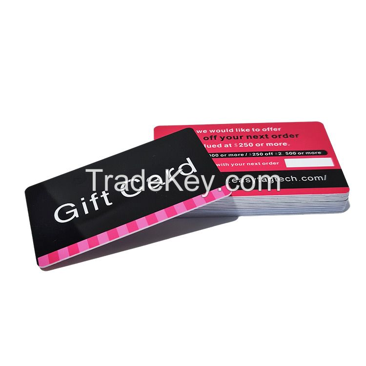 Hot Sale Factory Price Custom Logo Printing 13.56mhz 125khz ic id cards Membership Plastic PVC VIP Gift Cards, PVC Business Card