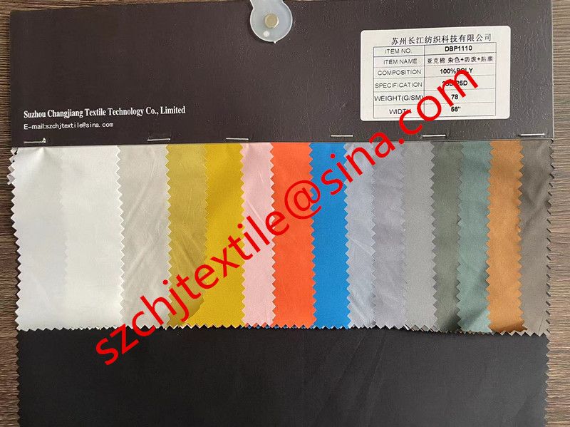 selling functional outdoor down proof polyester fabric