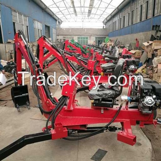 China make garden building towable backhoe 9HP/15HP for sale