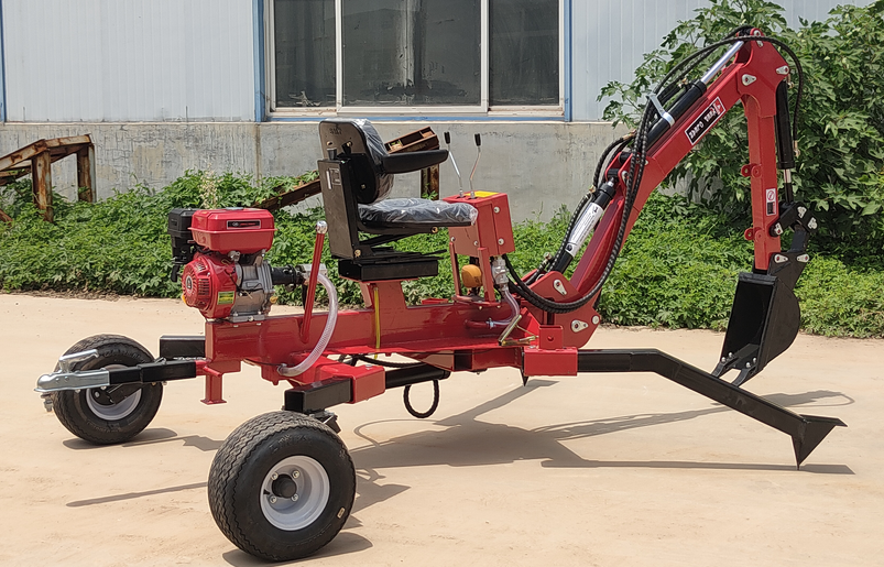 China make garden building towable backhoe 9HP/15HP for sale