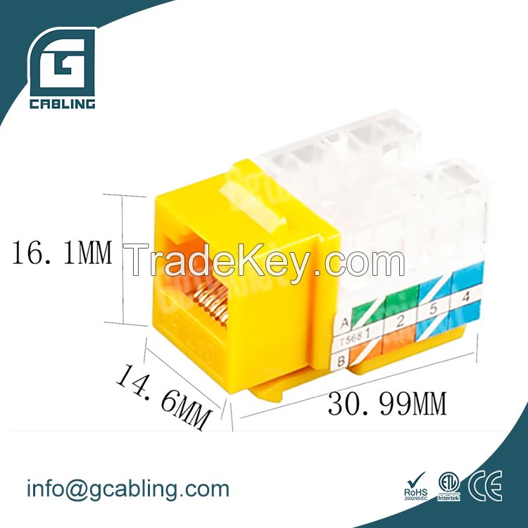 cat6 UTP keystone jack