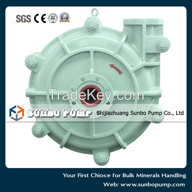 Hot Sale Mineral Processing Horizontal Centrifugal Slurry Pumps
