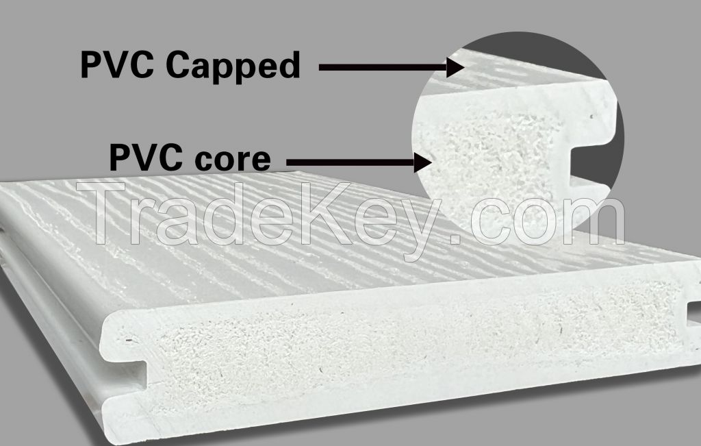 PVC co-extrusion deck