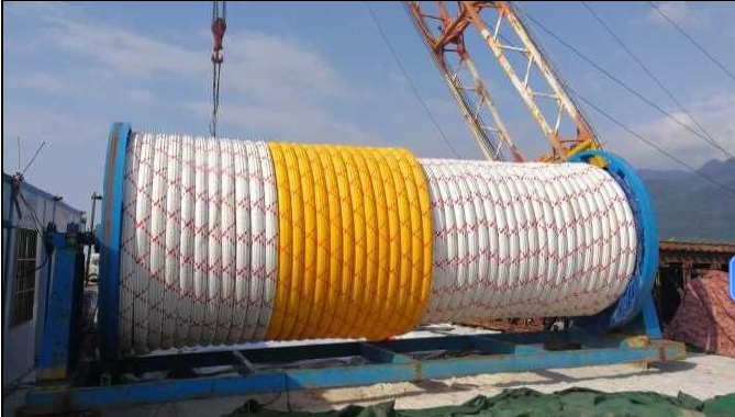 mooring rope for wind energy, ships, offshore, aquaculture