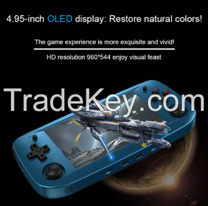 RG503 Retro Handheld Video Game Console 4.95-inch OLED Screen Linux System Portable Game Player
