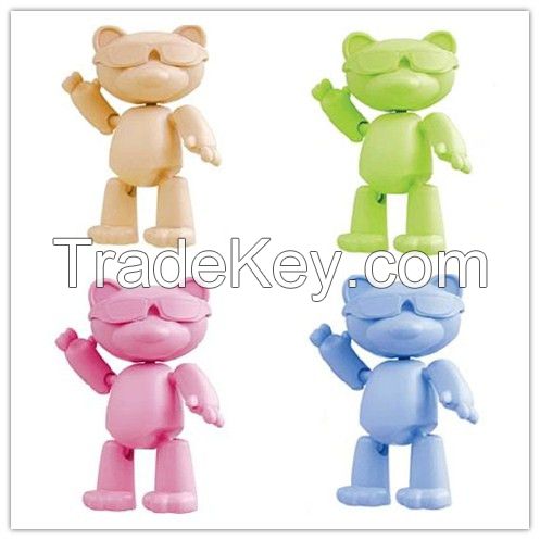 Custome color or logo key chain cool bear bconstruction toys