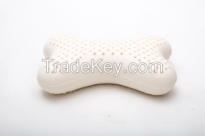 neck supported latex pillow for car use