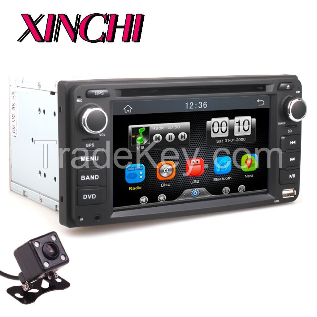 Car DVD audio host 12V24V music player plug in truck-mounted radio