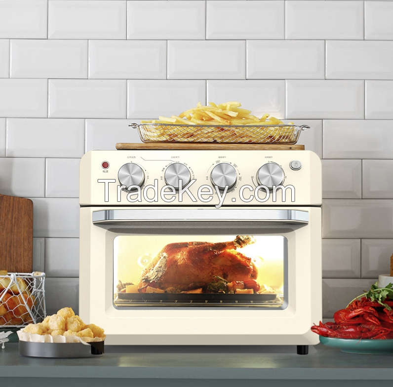 Household integrated steaming and baking oven