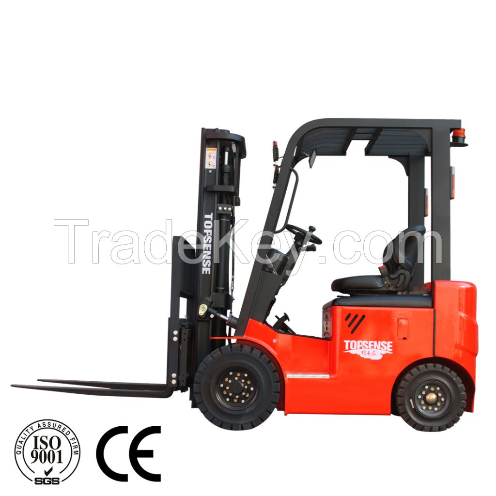 1.5 Ton electric forklift battery power pallet fork lifts