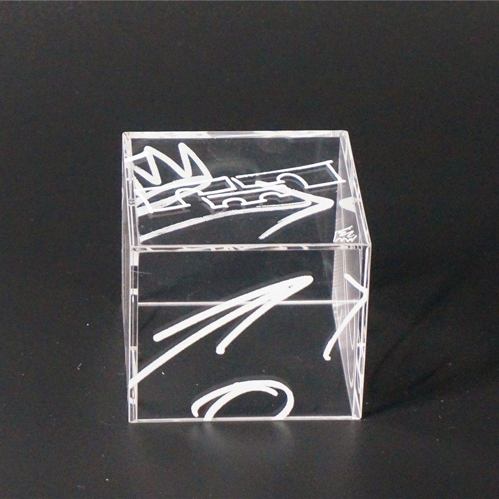 Custom clear acrylic display box with printing