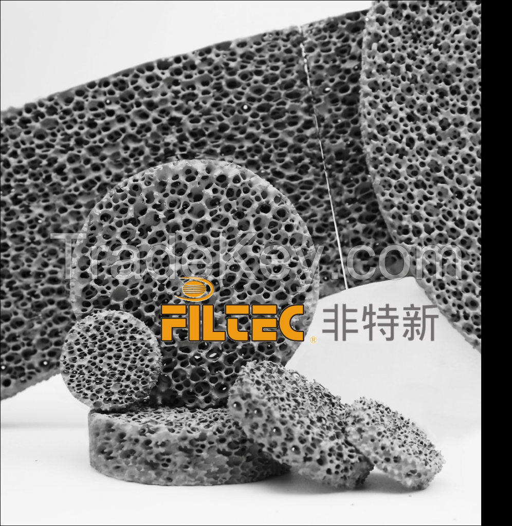 SiC Ceramic Foam Filter for Iron Casting