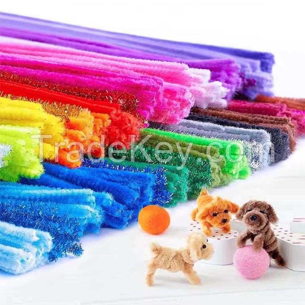 Free sample multicolour chenille stems pipe cleaners loopy handmade craft loopy g little chenille stems  jumbo roll craft