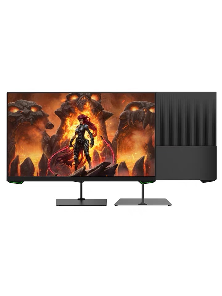 24 inch 165hz Full HD video game display directly faces the 144hz display