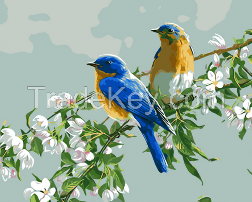 " Q809"-Flowers and birds