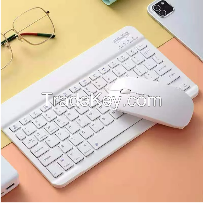 FOR IPAD AIR PRO 11 BLUETOOTH WIRELESS KEYBOARD MOUSE RUSSIAN FRENCH HEBREW SPANISH KOREAN FOR ANDROID IOS WINDOWS PHONE TABLET