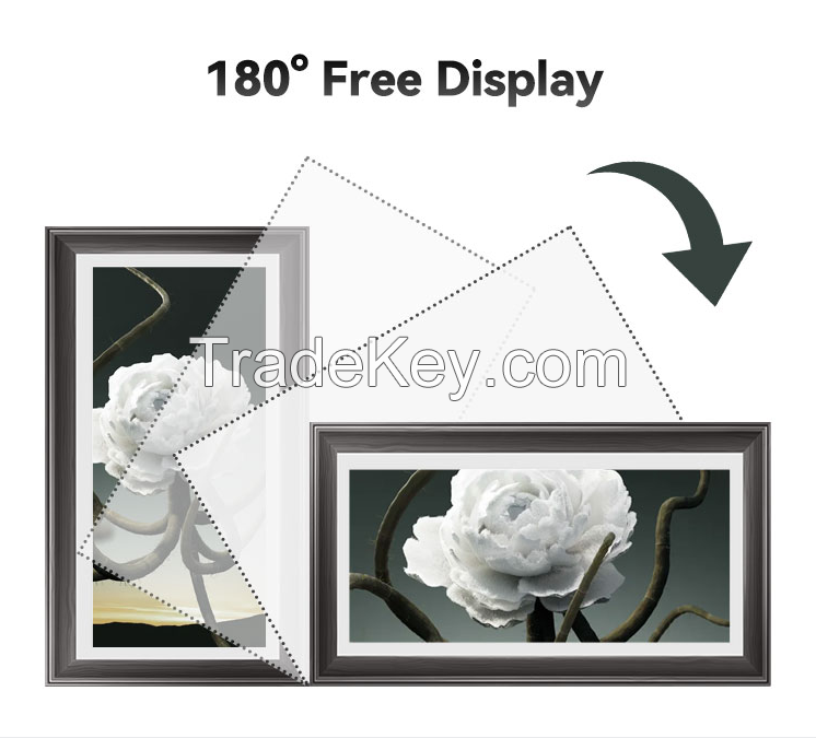 32 Inch Electronic Wifi Digital Photo Frame With Wifi Picture Screen Nft For Art Gallery