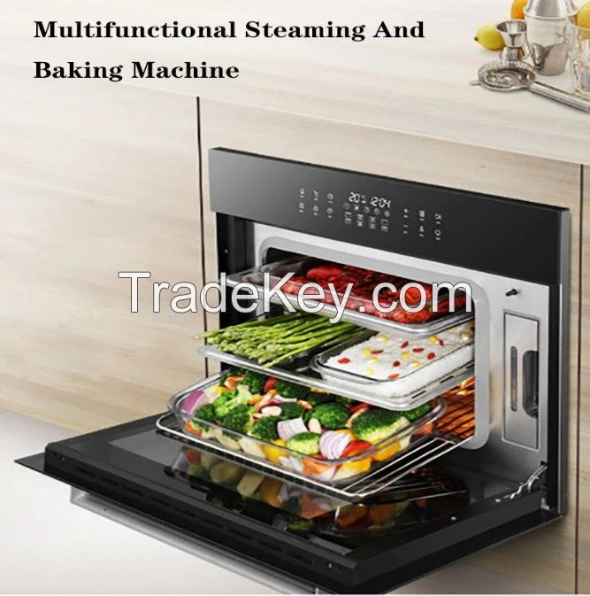 Embedded Microwave Oven Kitchen Home Baking &amp;amp; Steaming Cubic Electric Intelligent Control Steaming Oven ED