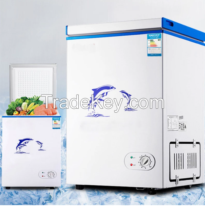 108L Freezer Refrigerator Mini Fridge Vertical Freezer Commercial Home Freezer Cabinet Freezer Container 220V/50Hz