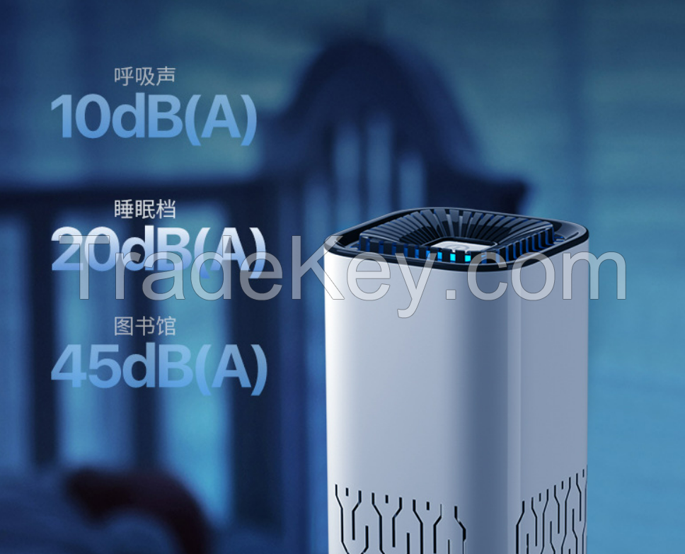 Intelligent anion USB portable vehicle air purifier