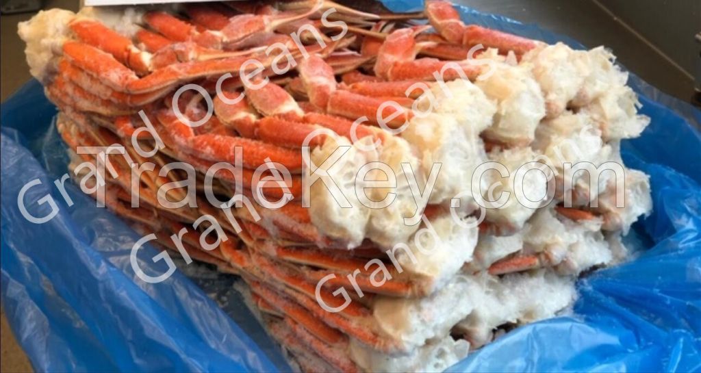 Frozen snow crab products, snow crab meat, snow crab clusters