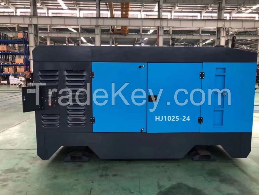 Top quality High pressure screw air compressor for water well drill rig