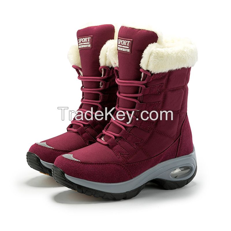 New Winter Women Boots High Quality Keep Warm Mid-Calf Snow Boots Wome