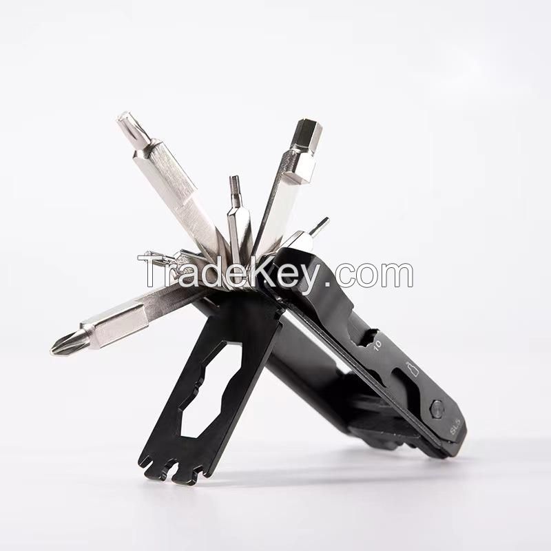 23 in 1 multi-function bicycle repair combination wrench screwdriver pliers bicycle tool set