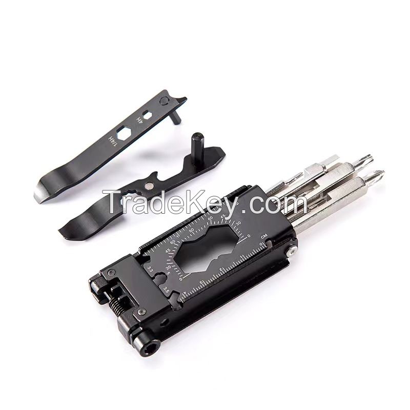 23 in 1 multi-function bicycle repair combination wrench screwdriver pliers bicycle tool set