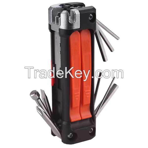 Multi Tool For Bicycle Repair With Wrench and Screwdriver