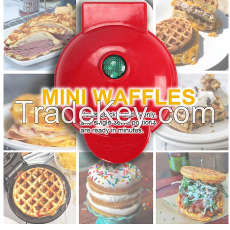 Electric Waffles Maker Machine Kitchen Cooking Appliance for Kids Breakfast Dessert Non-Stick Pan Pot