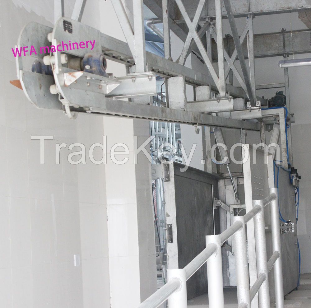 Good material cattle sloughter Leading machine for cattle processing equipment