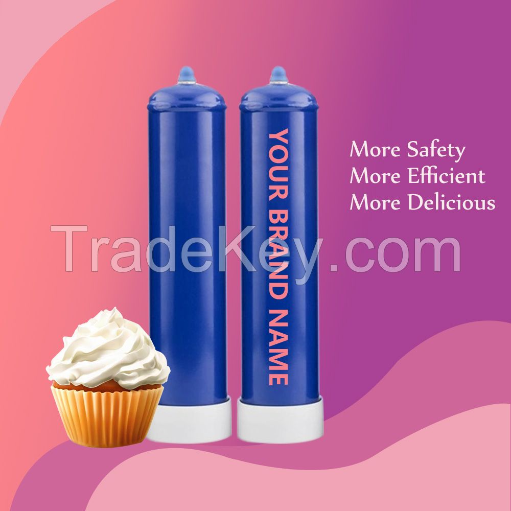Wholesale Customized Fast Gas Whip Cream Charger Protoxyde D'azote 580g cream charger
