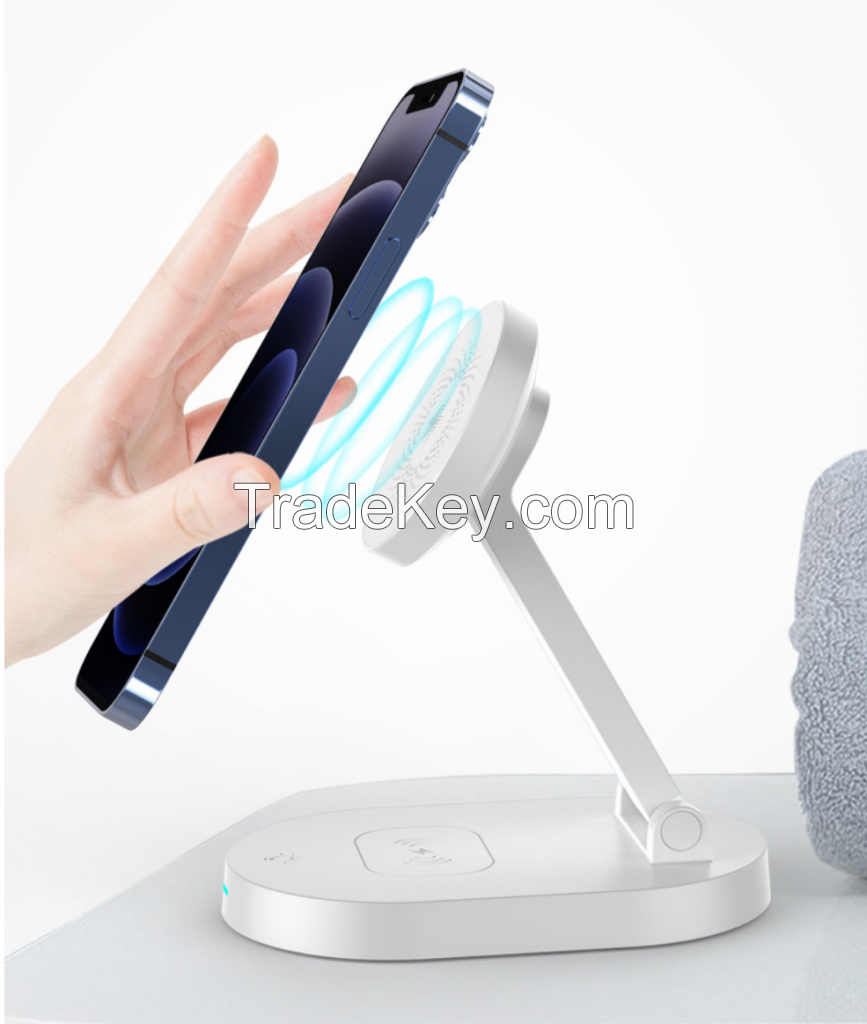 Wireless Charger Stand Telescopic Desktop Phone Bracket