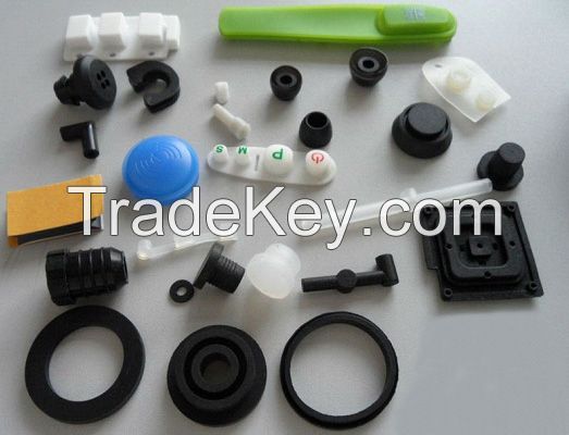 Customized Molded SI Silicone Rubber Products Rubber Parts