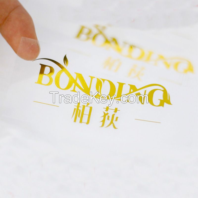 Cosmetics reverse UV frosted PVC self-adhesive label customized food sticker shading anti-counterfei