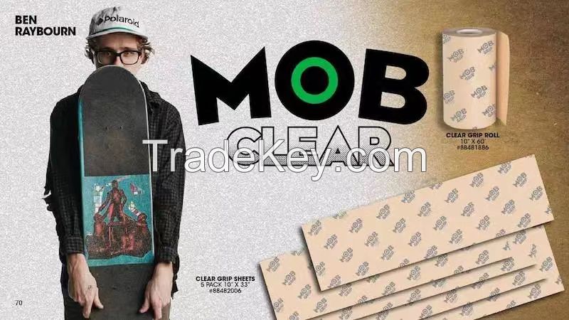 MOB imports professional double warped skateboard sandpaper cooperatio