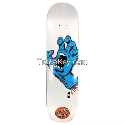 SantaCruz ghost hand genuine American imported skateboard board surfac