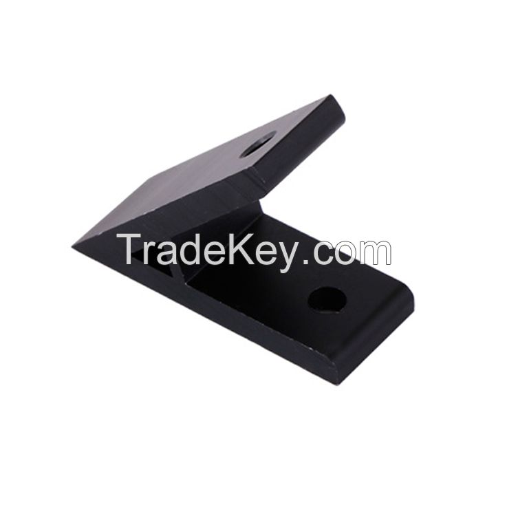 OEM factory price anodized silver 45 degree adjustable angle bracket for Aluminum Profile Connector