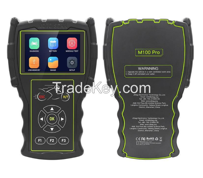 PSB0176-2.M100 PRO Moto Scanner Battery Tester Motorcycle Tester (OBD scan tool).